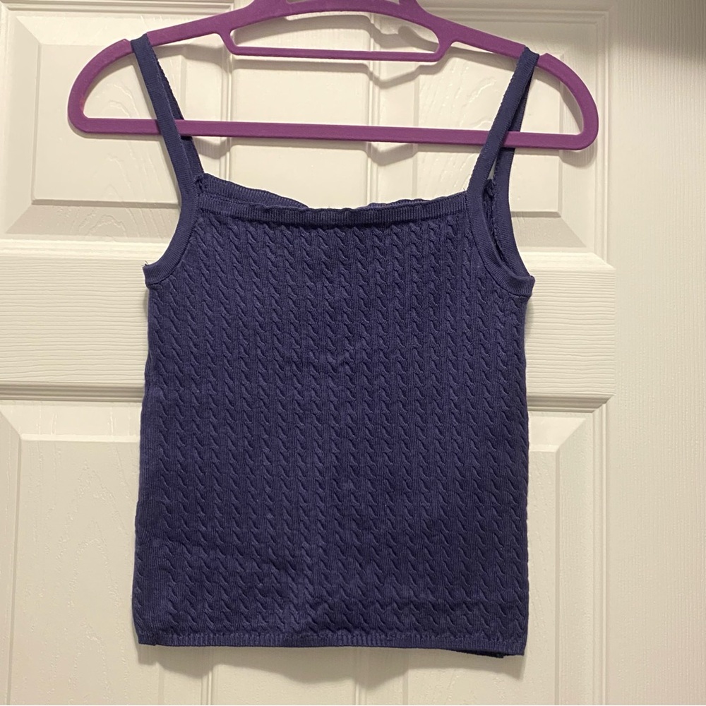 BDG Cable Knit Tank Top – XS - Item 0069